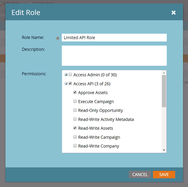 Add Your Marketo REST API credentials