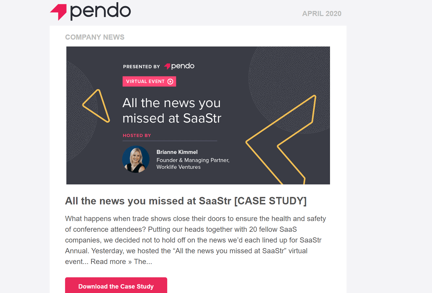 Pendo Email Newsletter Automation