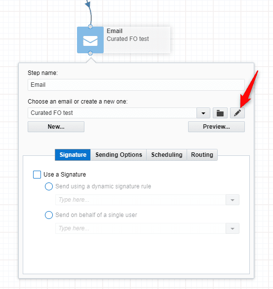 Eloqua canvas email editor