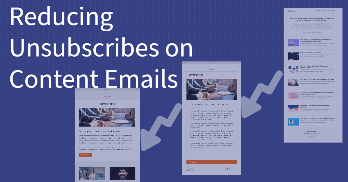 Reducing Unsubscribes on Content Emails