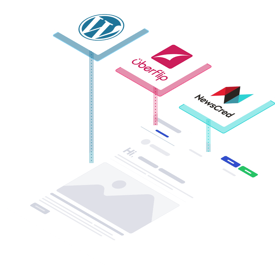 CMS email integration with FeedOtter