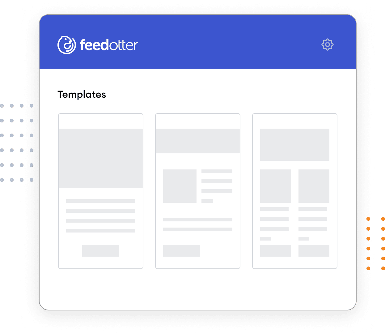 Choose one of FeedOtter's built-in Marketo blog digest templates