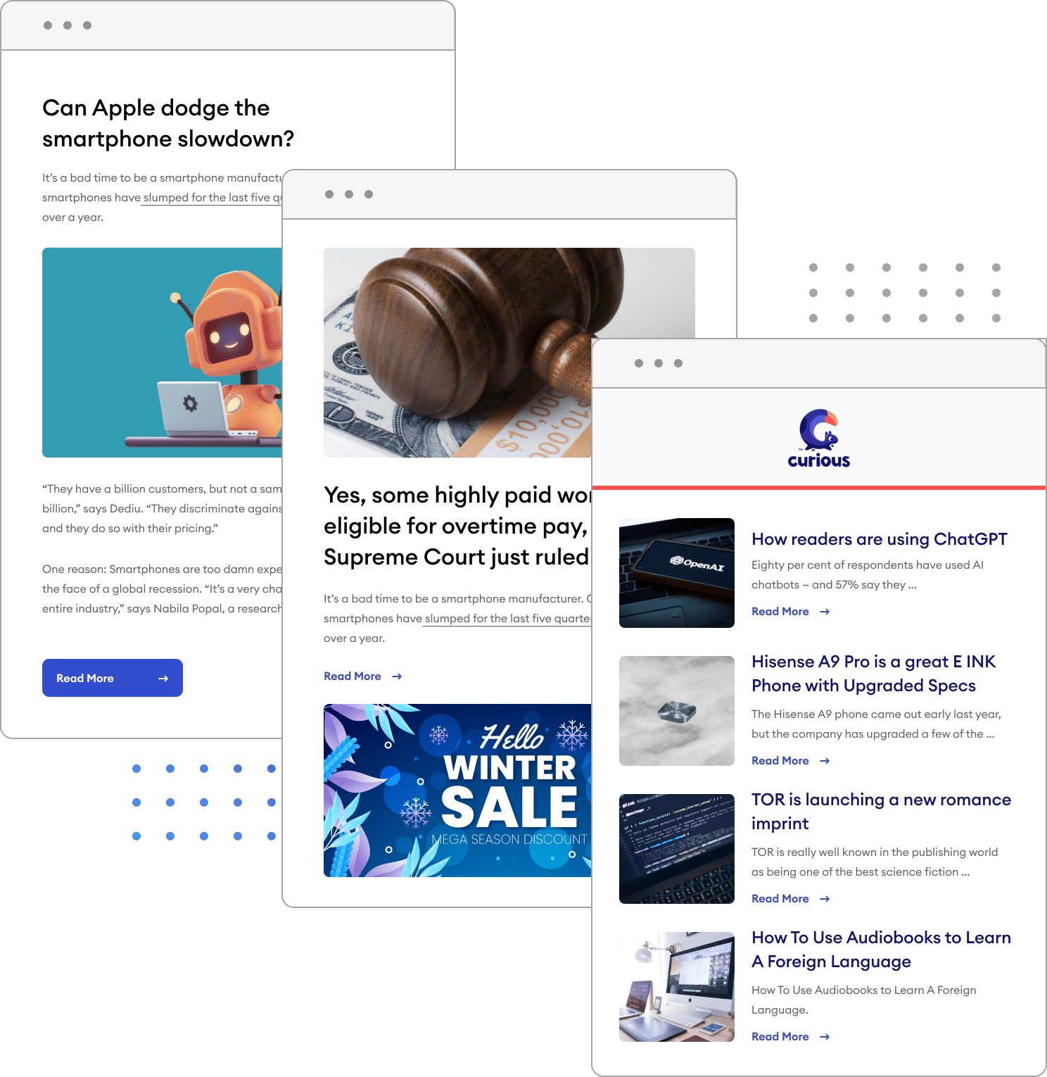 CMS email integration to create beautiful FeedOtter emails