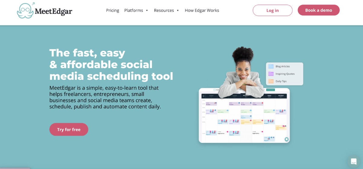 Content Marketing Automation tool MeetEdgar