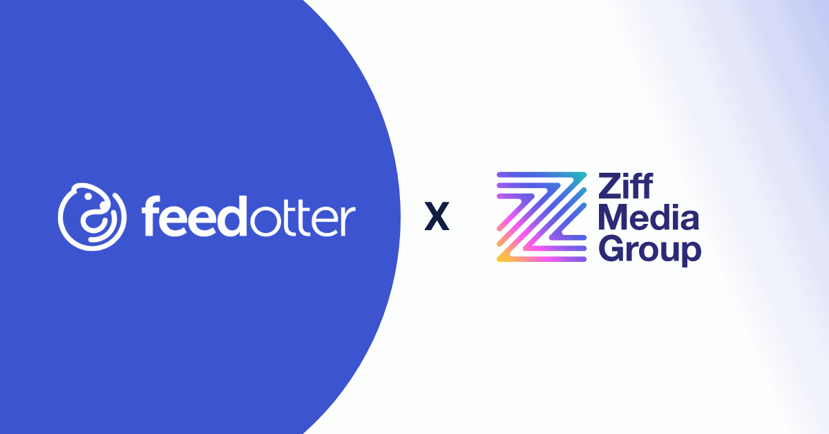 FeedOtter and Ziff Media Group logos