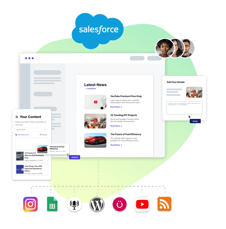 Salesforce Marketing Cloud Newsletters