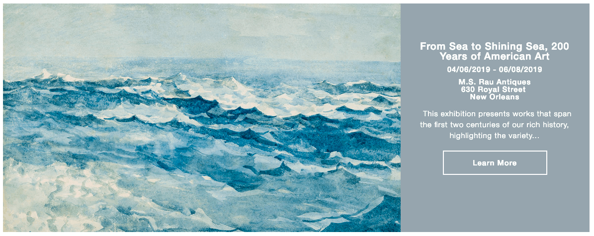 Customer Story: How M.S. Rau Antiques in New Orleans Acquires Affluent Clientele 5 From Sea to Shining Sea Painting