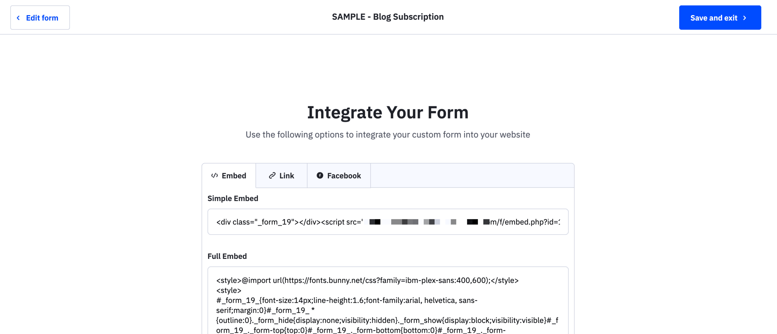 blog subscription with activecampaign