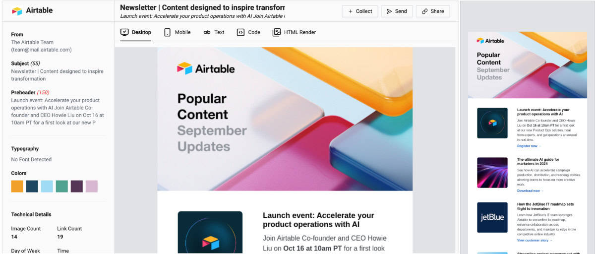 B2B Newsletter - Airtable