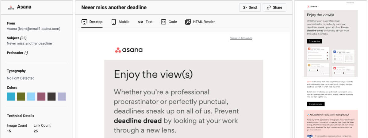 B2B Newsletters - Asana