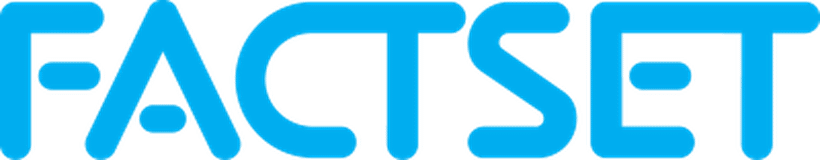 FactSet logo — market research email automation with FeedOtter
