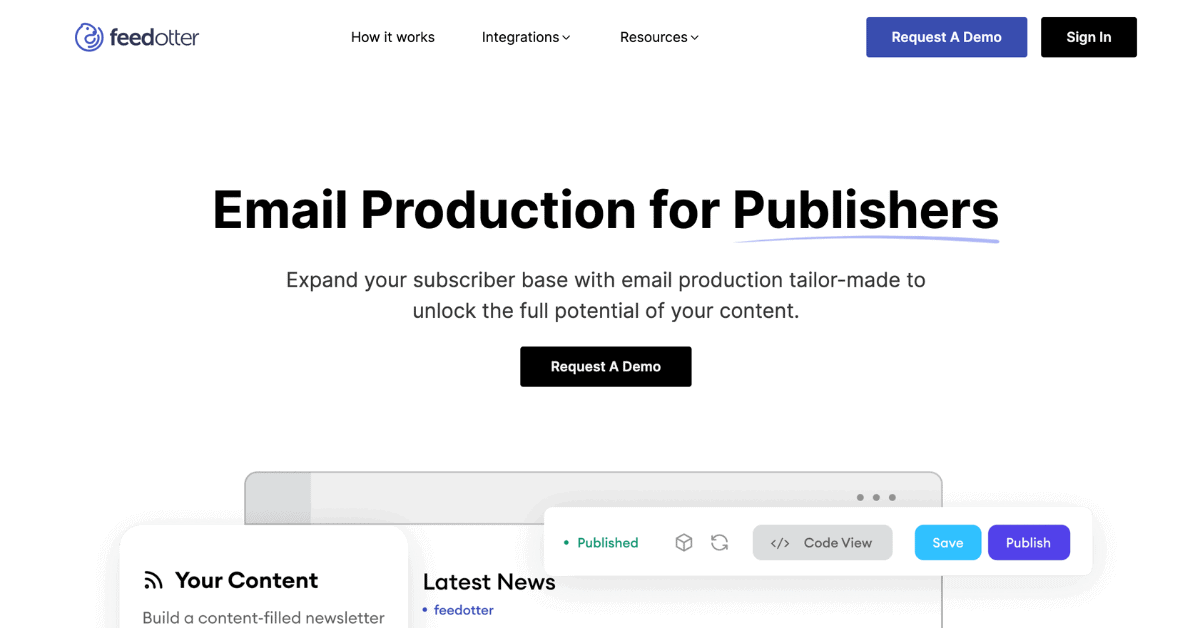 Feedotter is a top alternative to Substack