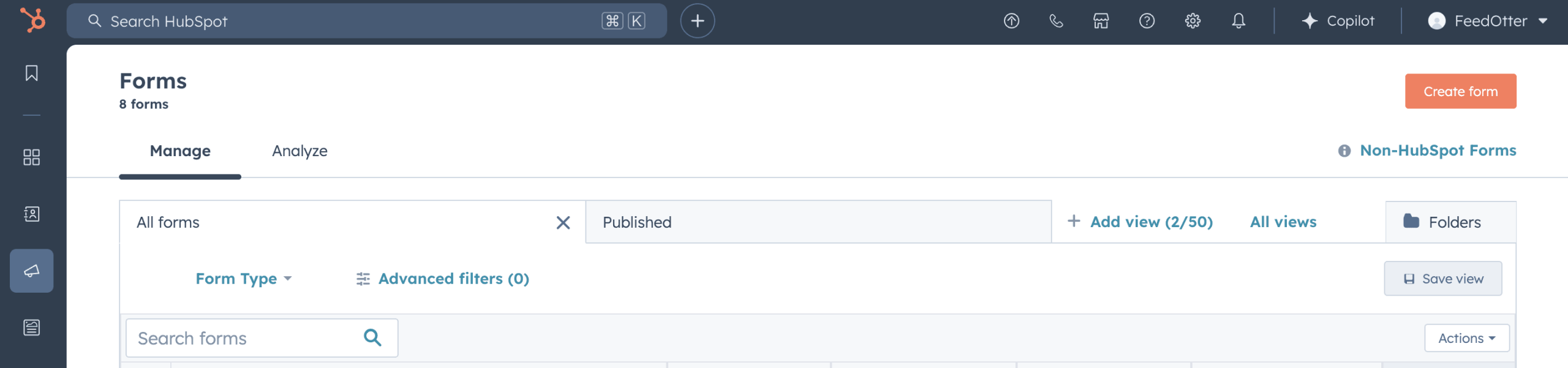 Blog Newsletter Subscription Hubspot