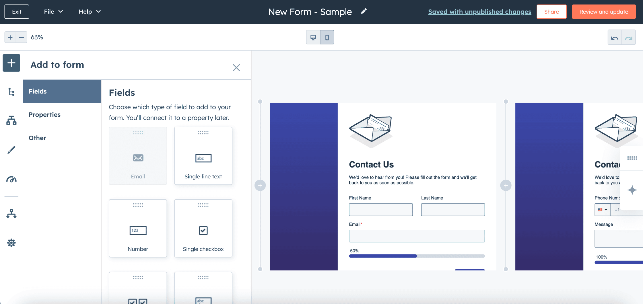 Blog newsletter subscription Hubspot 03