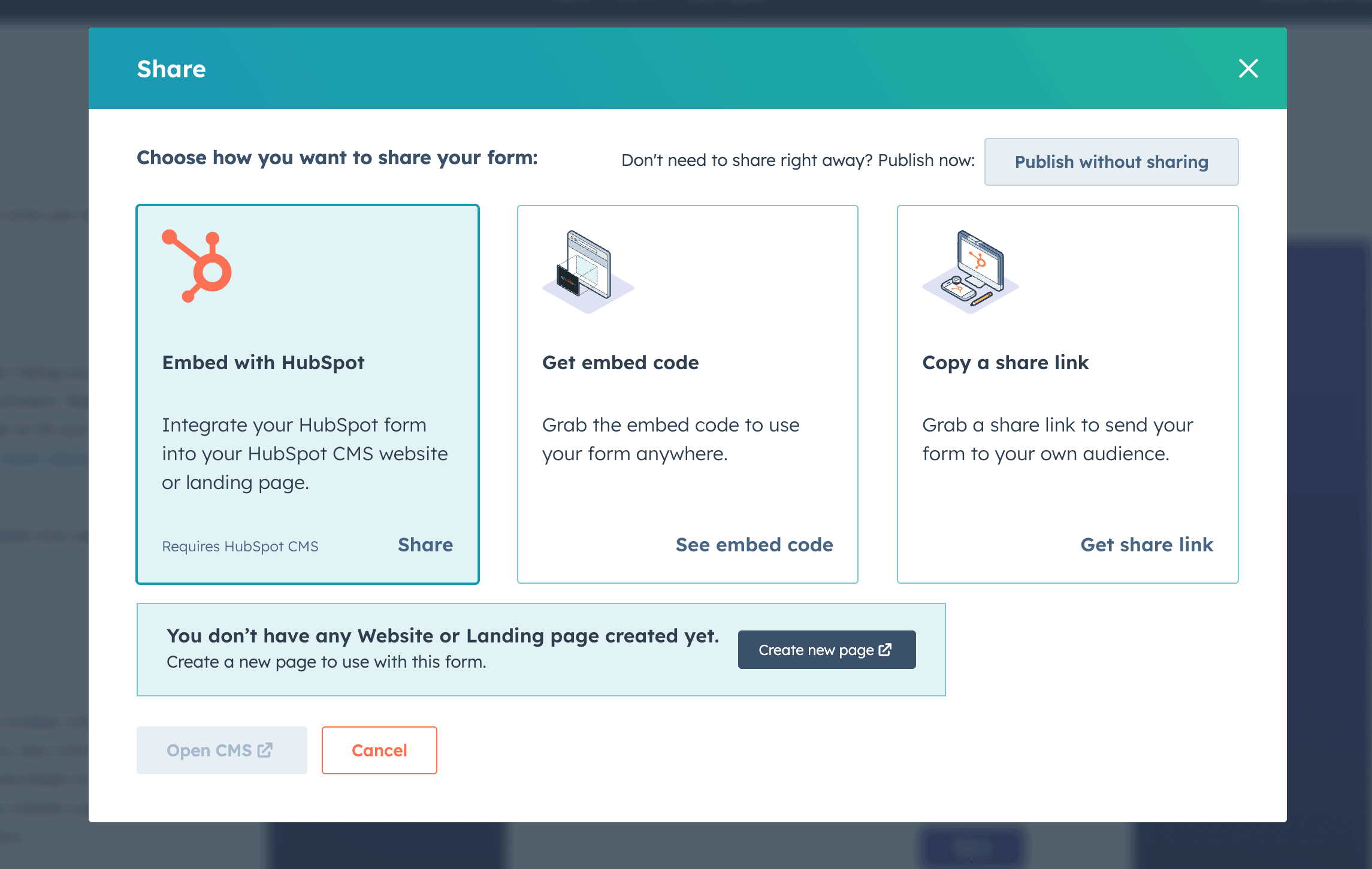 Blog subscription newsletter Hubspot 05