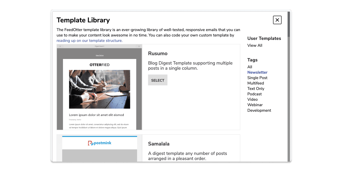 Hubspot RSS Email - Template