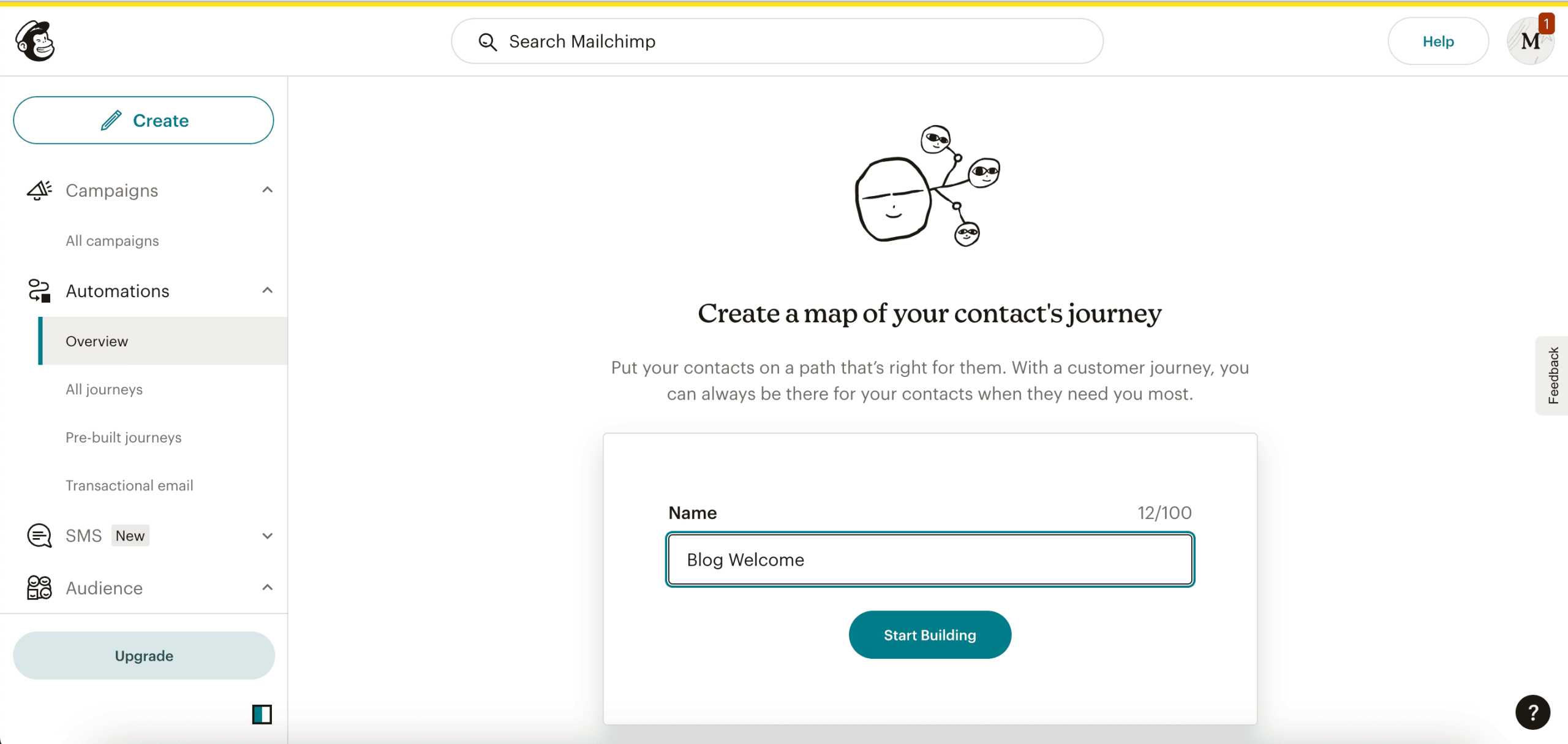 Blog subscription with mailchimp Setup 06