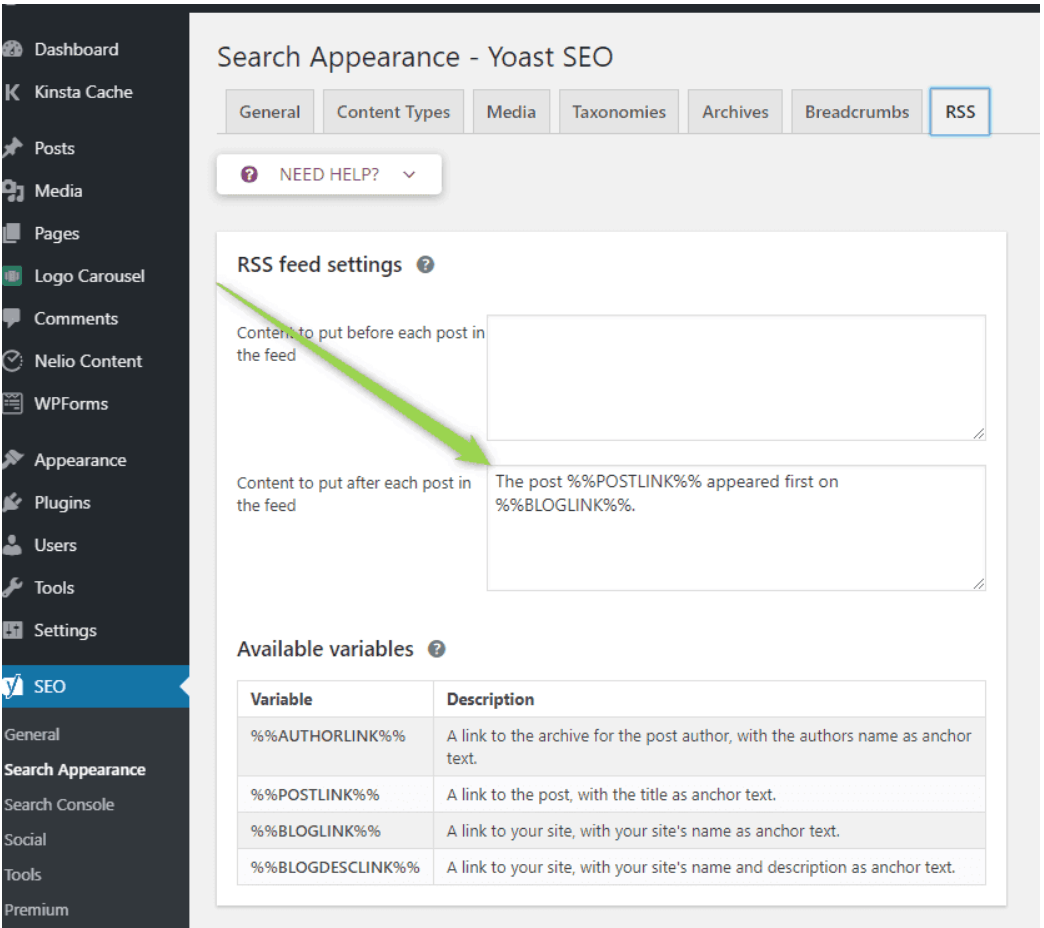 How To Remove "This Post First Appeared" From Your Blog's RSS Feed in WordPress 2 remove-this-post-first-appeared-in-yoast