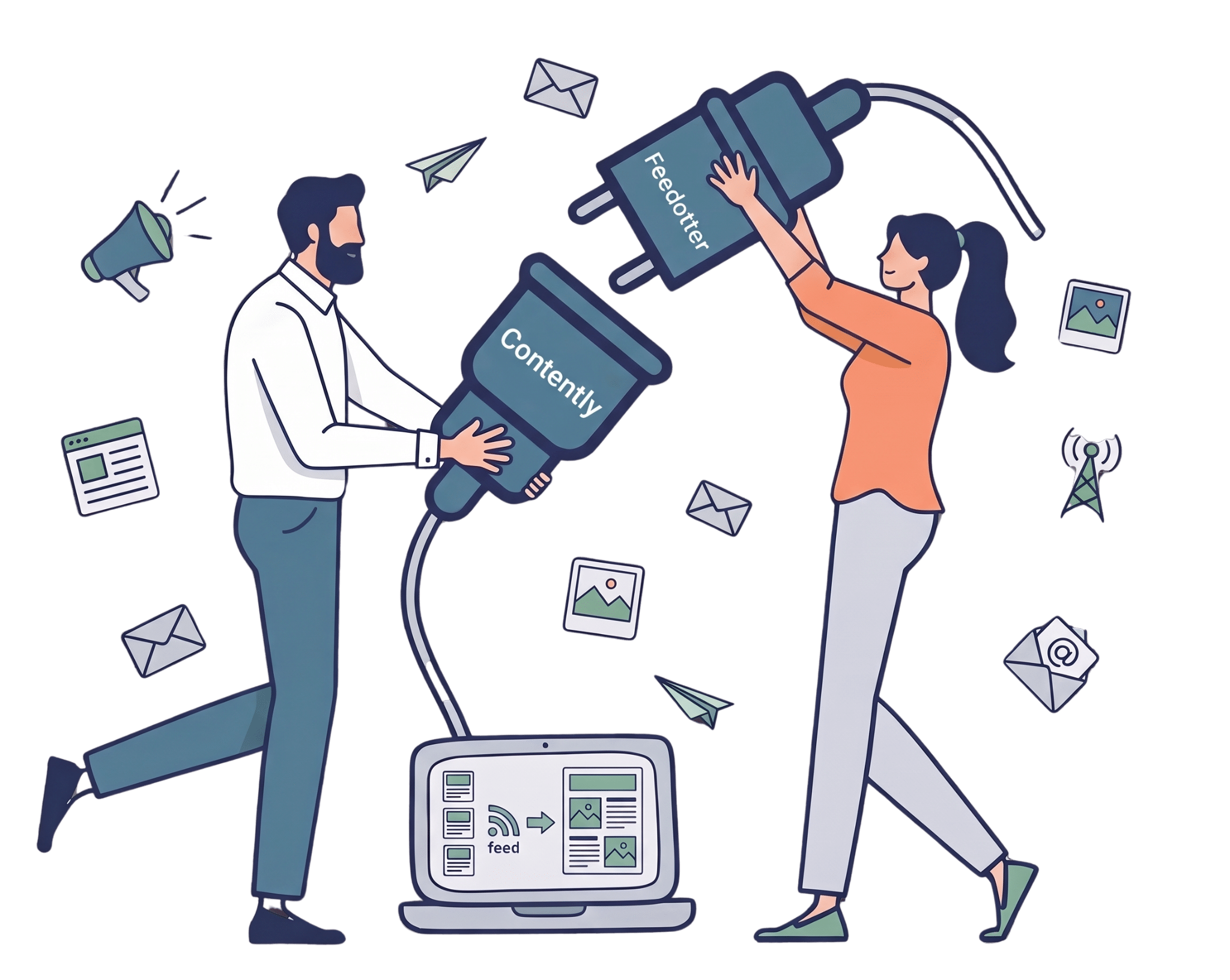 Contently Newsletters - Create Contently newsletters automatically with Feedotter.