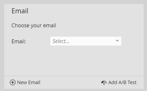 A/B Subject line test- Select