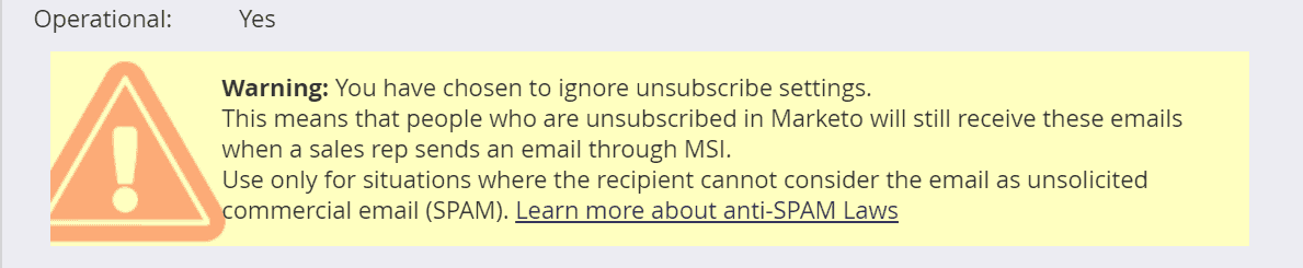 Using the Marketo Operational Email Feature With Feedotter In 4 Easy Steps 6 Marketo Operational Email Alert