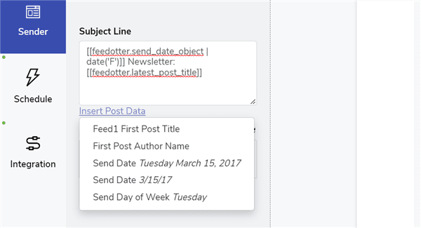 New UI Walkthrough: Updates for a Better, Easy to Use Interface 4 New UI: Select Insert Post Data for tokens